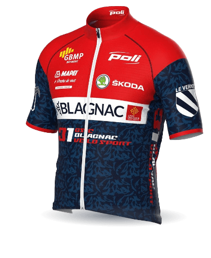 Maillot Club de vélo Blagnac